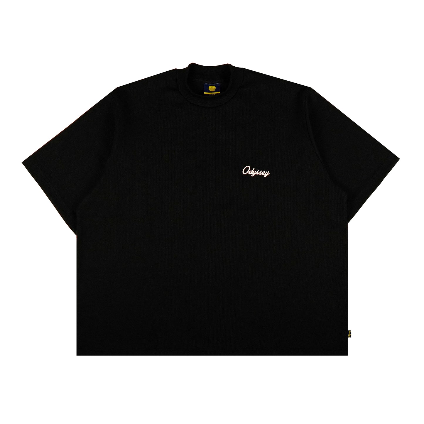 Corduroy Embroidered "BLACK" Tee