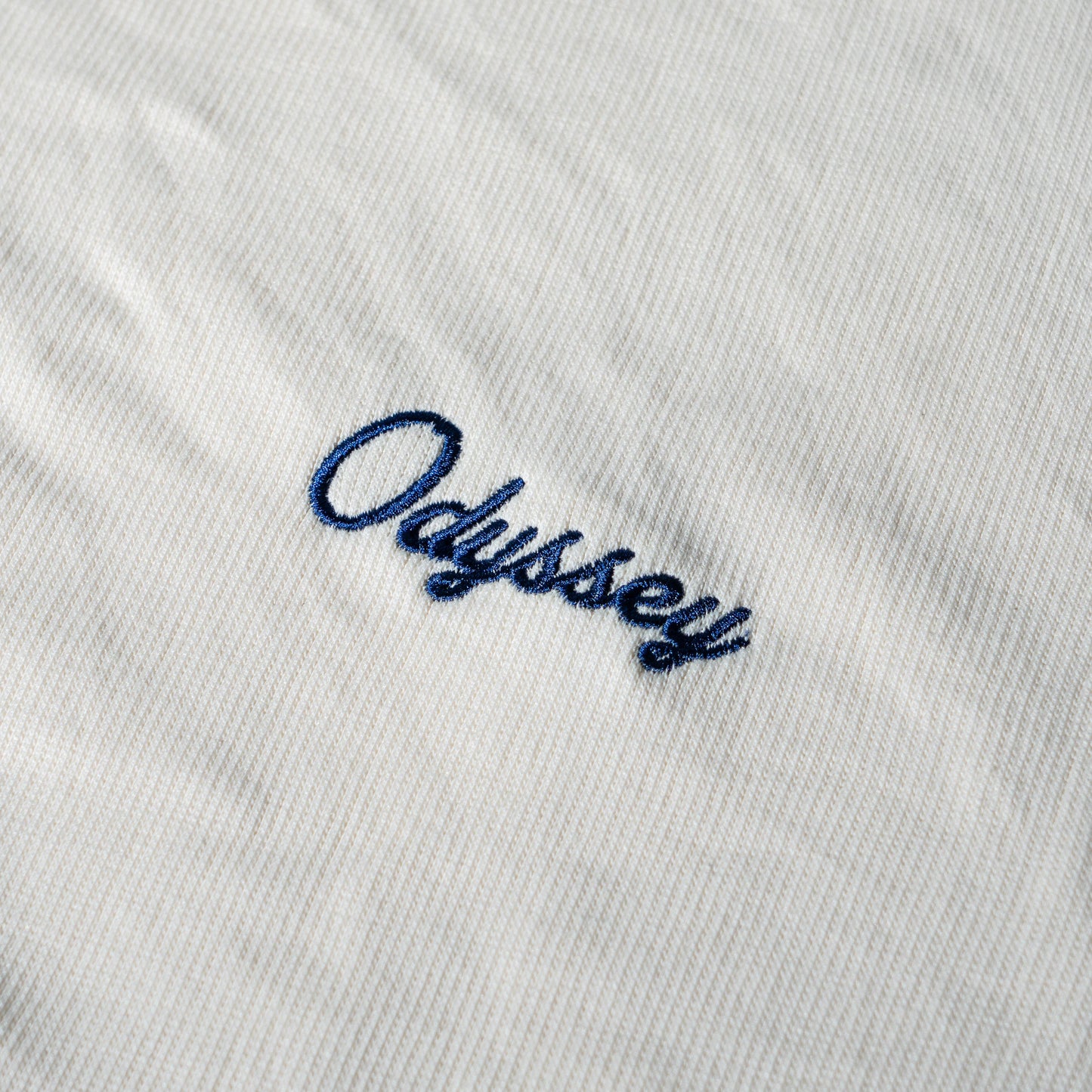 Corduroy Embroidered "Cream" Tee